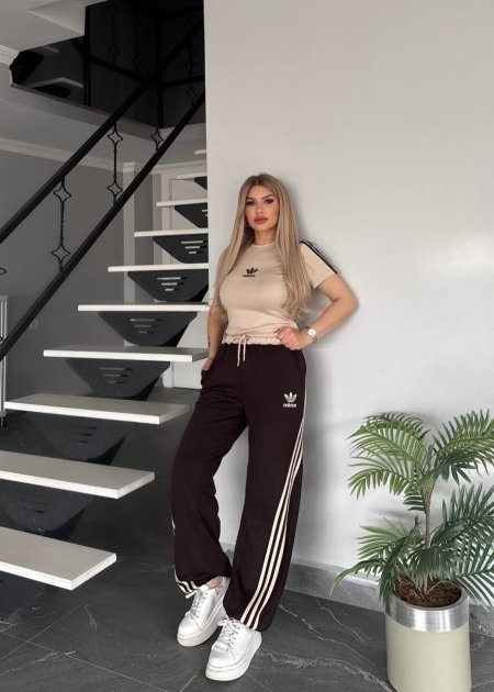 Adidas Chocolate Short Sleeve Set